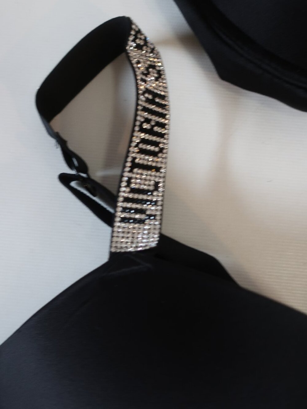 NWT Victoria's Secret Black Lot-2 Bedazzled Very Sexy Underwire Push-Up Bras 40C - Picture 2 of 8